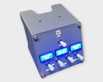 Boeing 737 APU Gen & Ground Power Module - LED PRO - Flight Simulator - Home Cockpit Panels