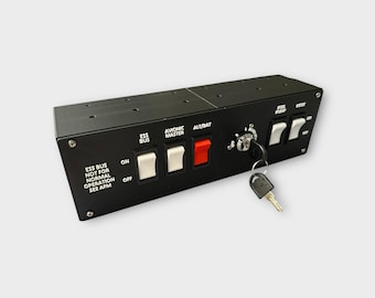 Módulo de panel de interruptores de vuelo Diamond DA40 - Simulador de vuelo - Paneles de cabina doméstica