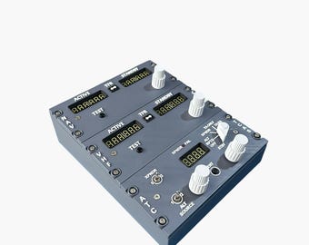 Panel de radio NAV/COMM/TCAS del Boeing 737 - Simulador de vuelo - Paneles de cabina de mando