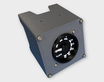 Boeing 737 Analogue Flaps Gauge - Flight Simulator - Home Cockpit Panels