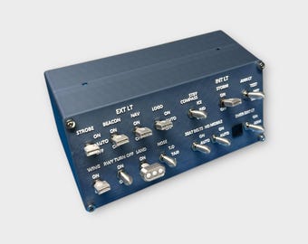 Módulo de luces internas y externas del Airbus A380 - Simulador de vuelo - Paneles de cabina de mando