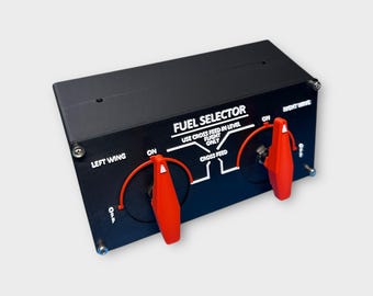 Panel de control de combustible de 3 posiciones para bimotor GA - Simulador de vuelo - Paneles de cabina