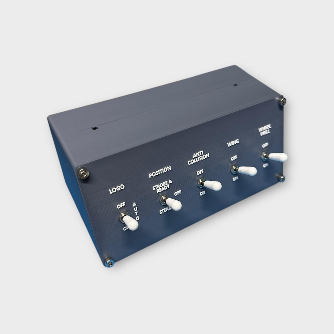 Boeing 737 Overhead Lights Module - Flight Simulator - Home Cockpit ...