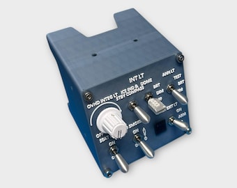 Módulo de luces internas y cinturones de seguridad del Airbus A320 - Simulador de vuelo - Paneles de cabina de mando