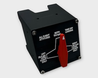 GA Single Engine 3-Position Fuel Control Panel - Flight Simulator - Home Cockpit Panels