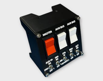 Daher Kodiak 100 Switch Panel Module - Flight Simulator - Home Cockpit Panels