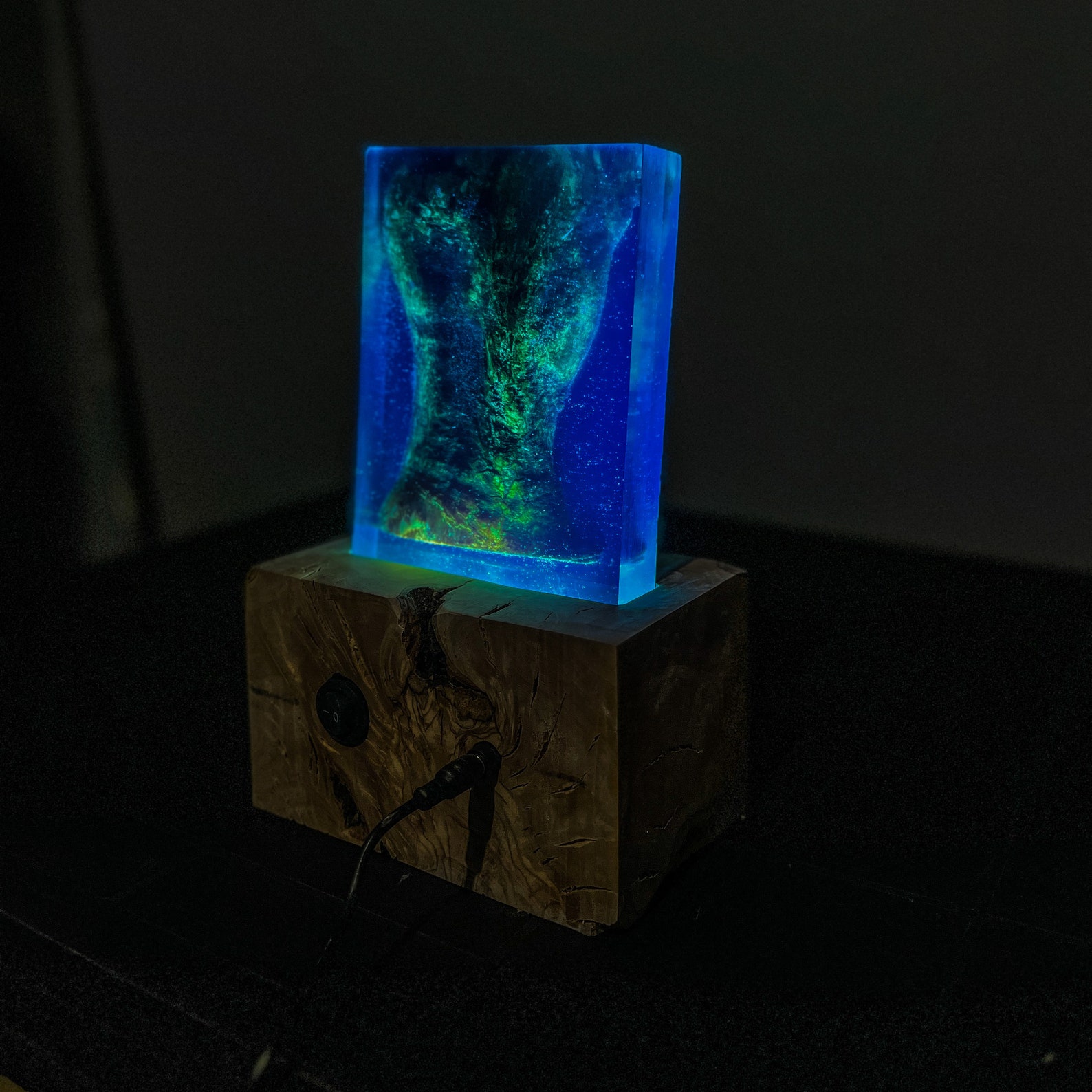 Personalized Epoxy Night Light Custom Night Light Resin Etsy