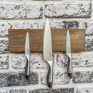 Holz magnetische Messerhalter, magnetische Messerleiste, Holz Messerblock, Wand magnetische Messerhalter, Messer Lagerung, Geschenk für Koch