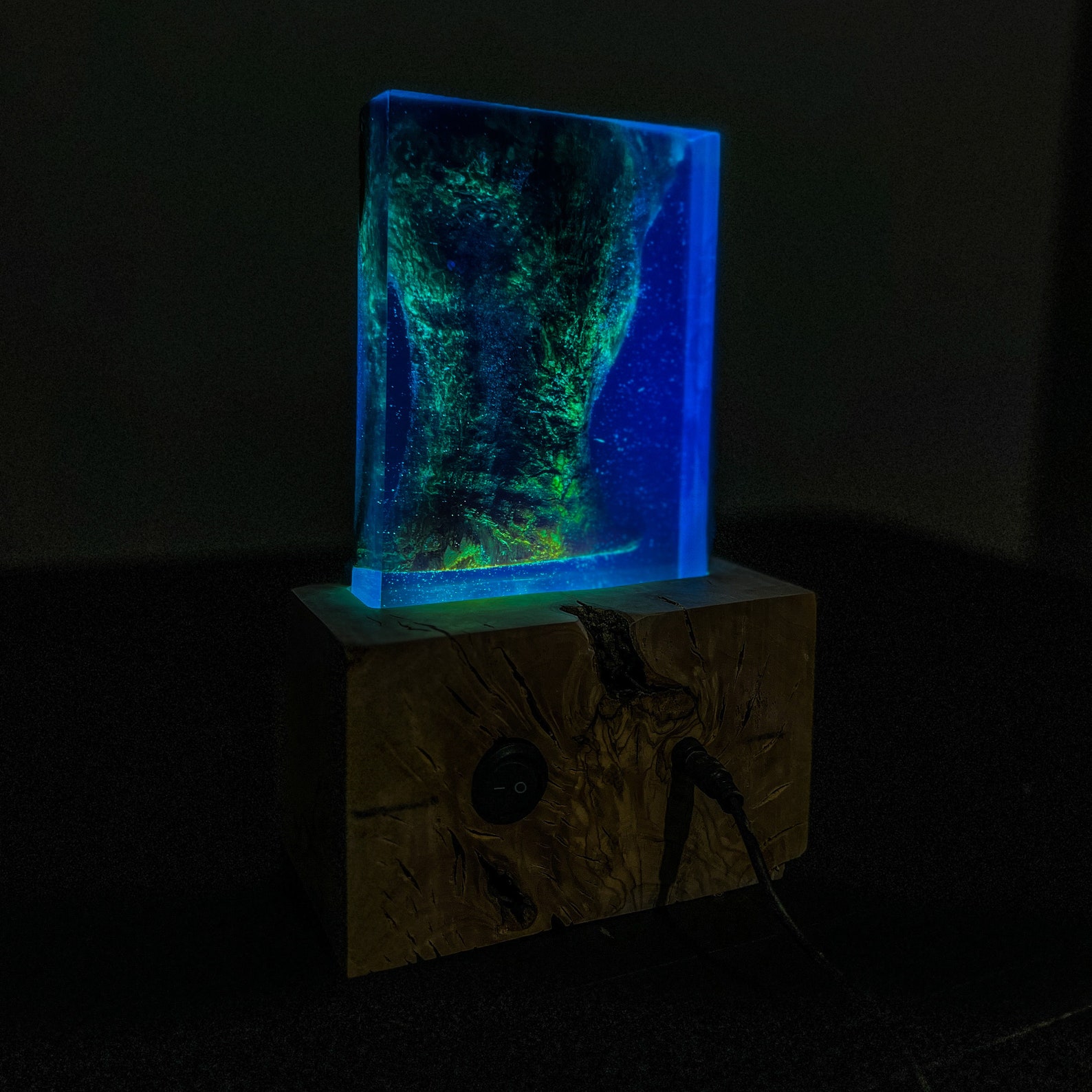 Personalized Epoxy Night Light Custom Night Light Resin Etsy