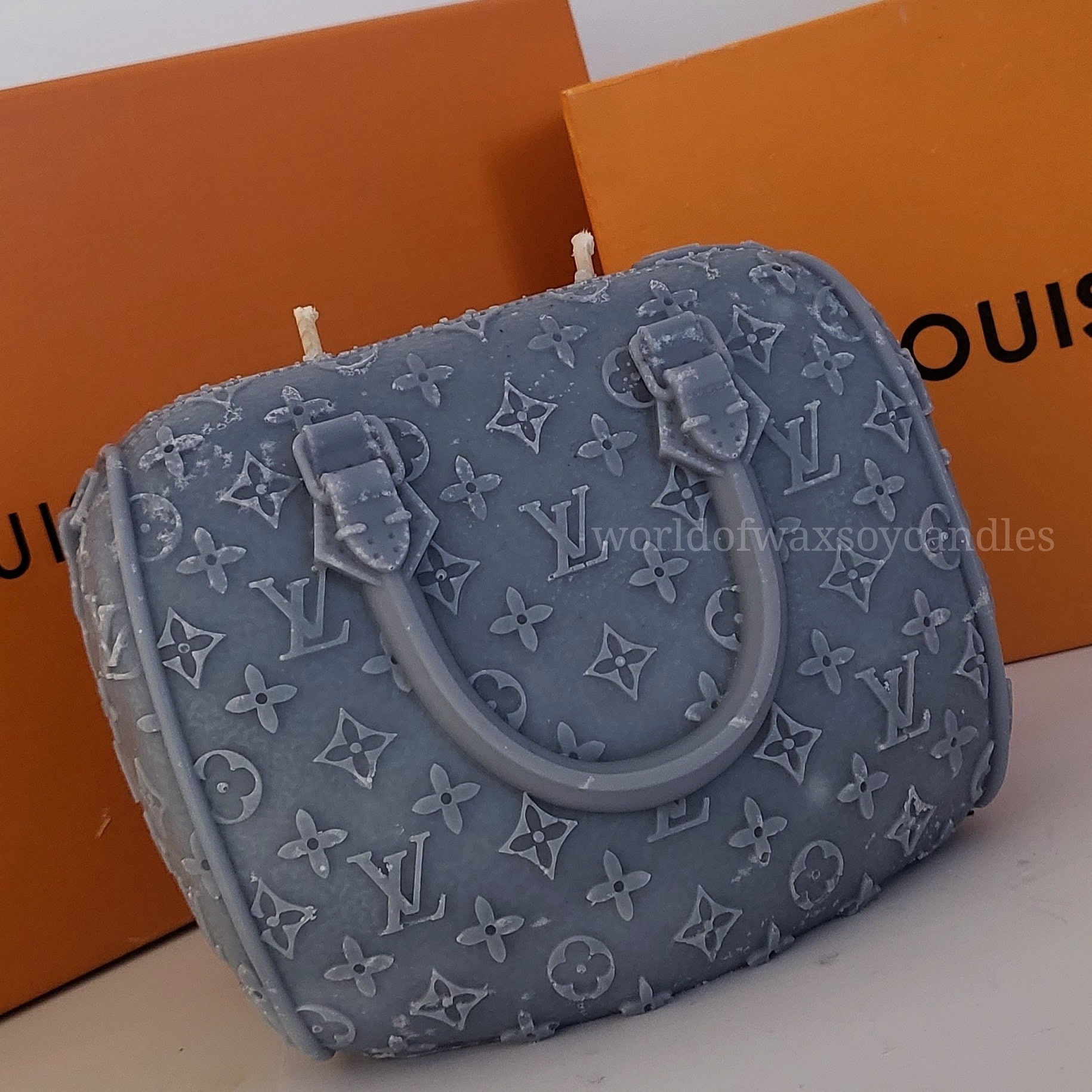 LV Designer Bag Candle