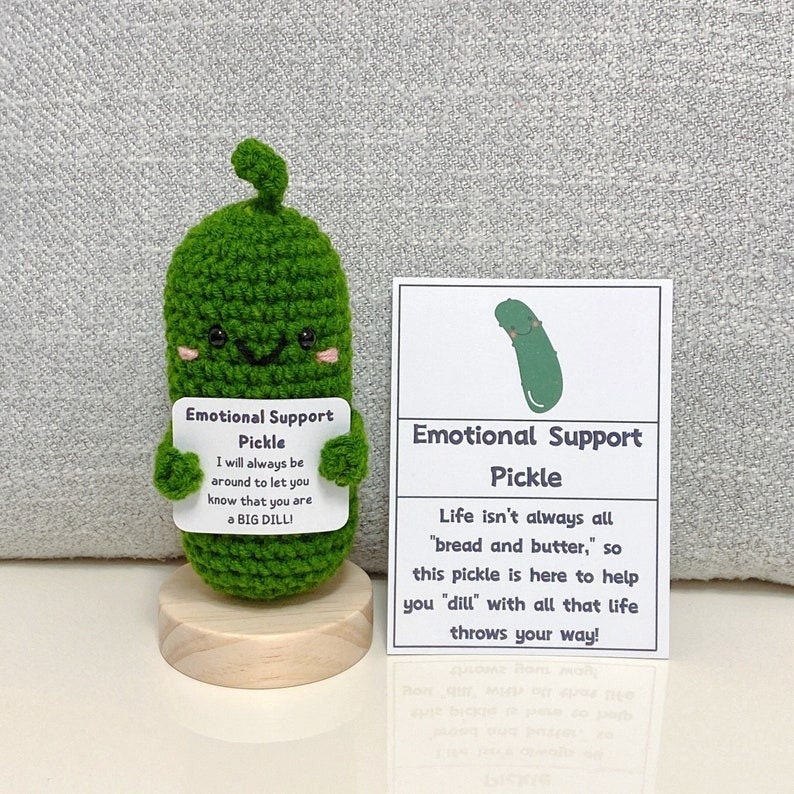 Finished the Positive Potato Pal and the Emotional Support Pickles