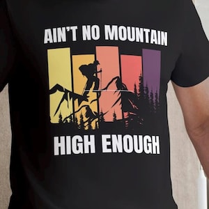 Marvin Gaye - Ain&#39;t no mountain high enough  Lyrics Graphic T-Shirt,  Music Lover Gift, motown shirt