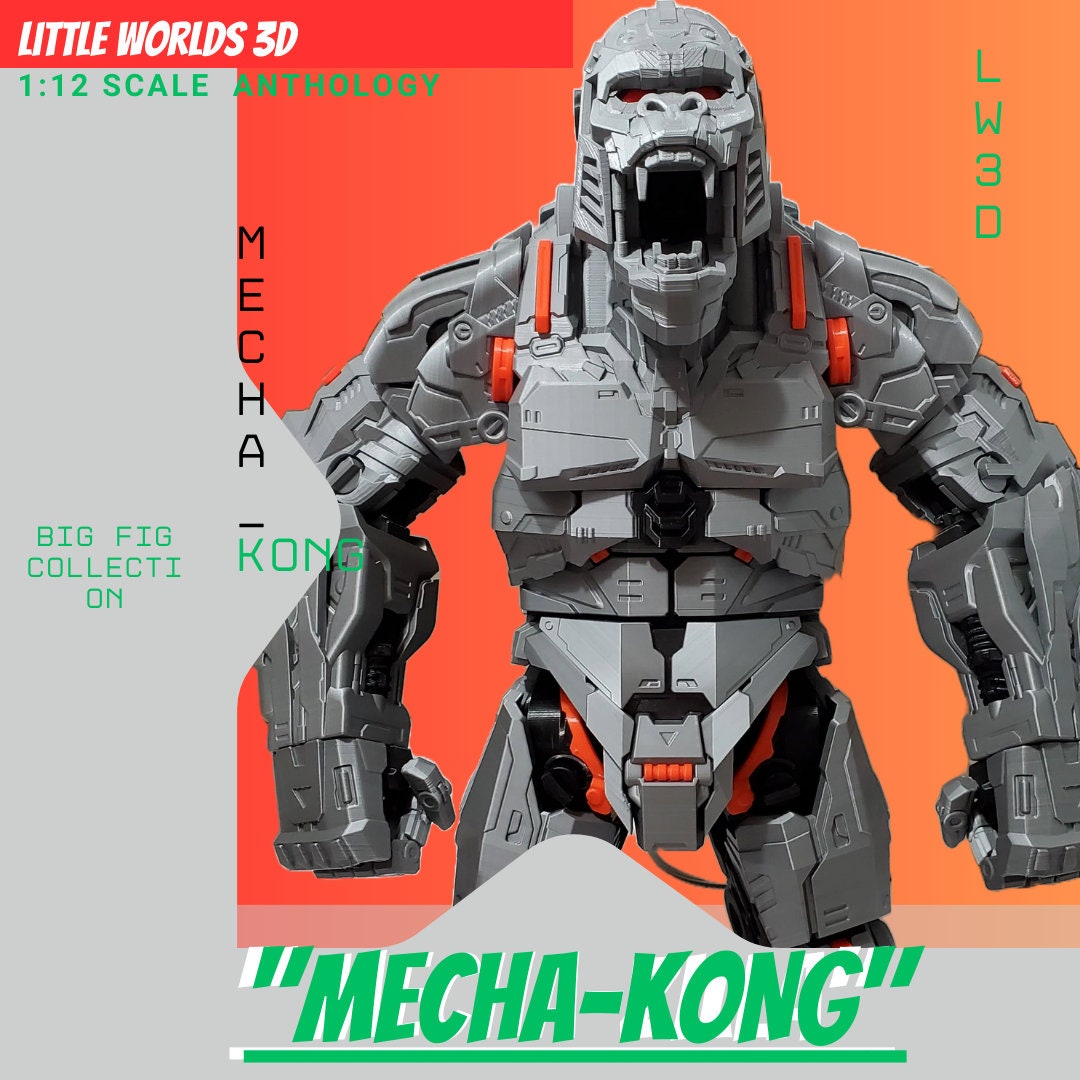 Mech King Kong 1321/12 Scale Compatible With Marvel Legends, Mezco