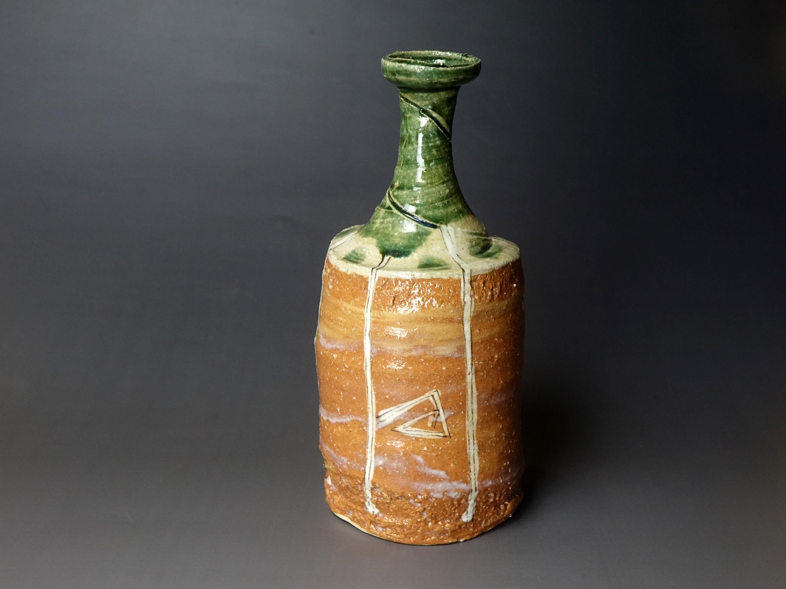 鳴海織部徳利 鈴木五郎（1941年生）作 - Etsy 日本