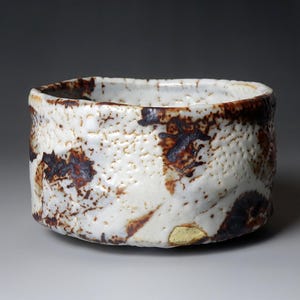 Shino Tea Bowl for Japanese Tea Ceremony by unknown potter