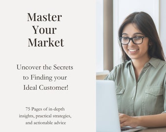 Target Audience e-book, small business target market worksheets, Define your ideal customer persona