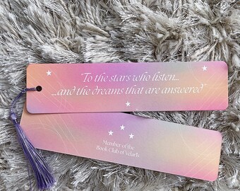 ACOTAR Velaris Bookmark: Celestial Fantasy Quote