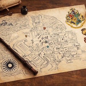 Hogwarts Map - Digital Download