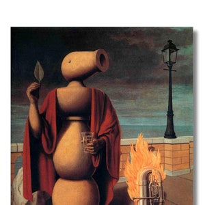 Rene Magritte canvas print,Poster Print Decor for Home & Office Decoration,Canvas Wall Art Design,artwork print,Rights of Man poster