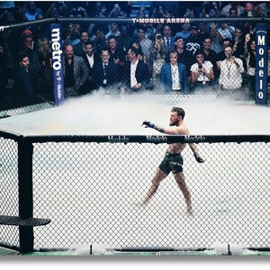 Iconische Conor McGregor&#39;s Walk canvasprint, The Billionaire Strut posterprint, McGregor decor, Conor McGregor, The Billionaire Strut print
