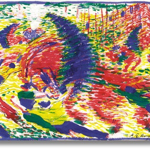 The City Rises 1910 by Umberto Boccioni canvas wall art print, Umberto Boccioni art print, Umberto Boccioni  art poster, Futurism, Cities