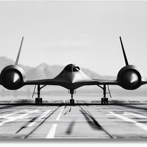 Aviation Canvas Print,Lockheed SR-71 Blackbird Poster,Jet Canvas Wall Art,Lockheed SR-71 Print,Blackbird Print,SR-71 Poster,Vitange sr 71,