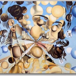 Salvador Dali, Galatea of the Spheres Canvas Wall Art, Surrealism Poster,Print,Abstract Wall Desing,Print Art, Home Gift Modern Wall Art