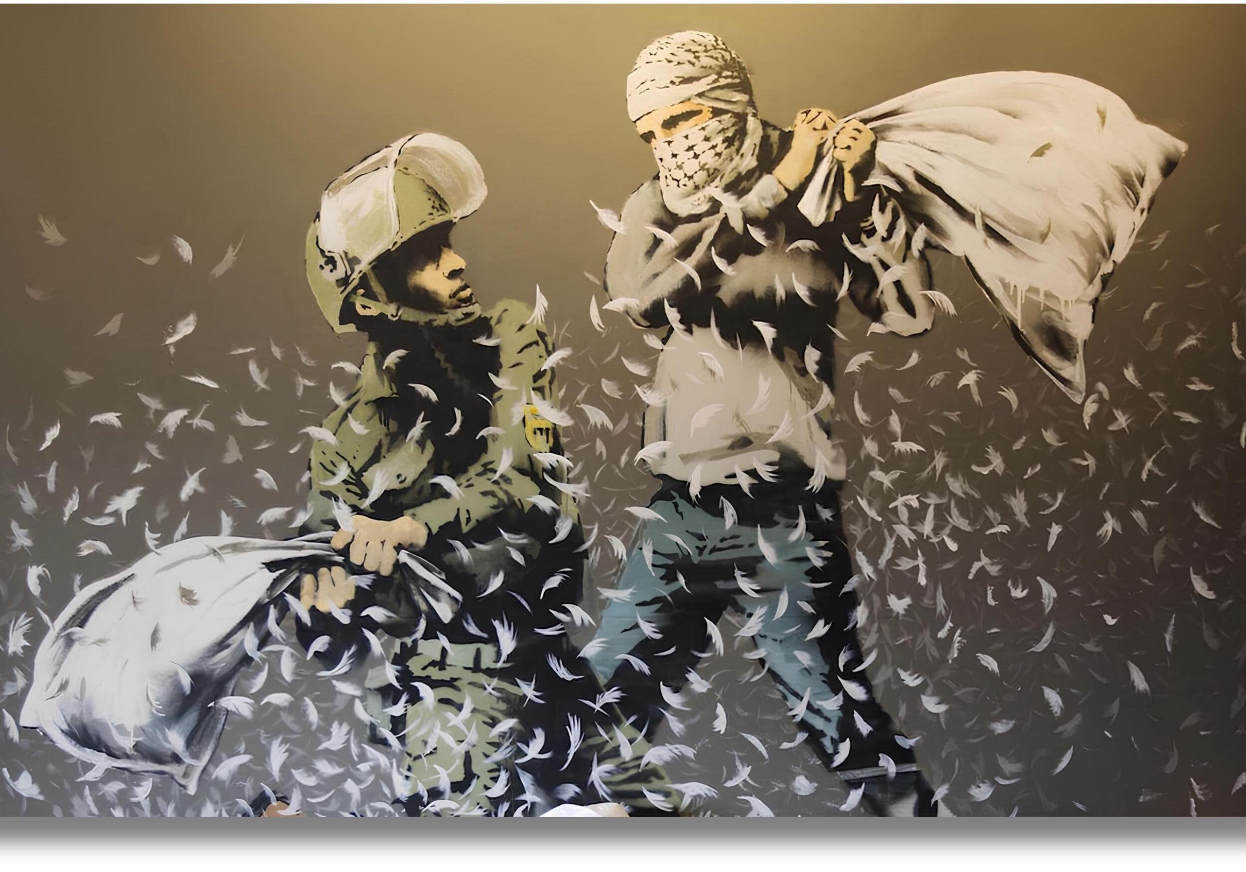Banksy /palestineポスター Amazon.com: Pyramid America Street Art Poster - Banksy