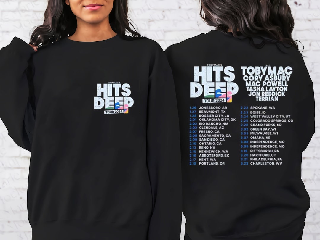 Tobymac Hits Deep Tour 2024 Shirt, Tobymac Fan Shirt, Rapper Tobymac