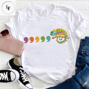 Comma Comma Chameleon Teacher Vintage T-Shirt, Teacher Shirt, Gift For Teacher, Kindergarten Shirt, Teacher Lovers Shirt, Teacher Life Shirt