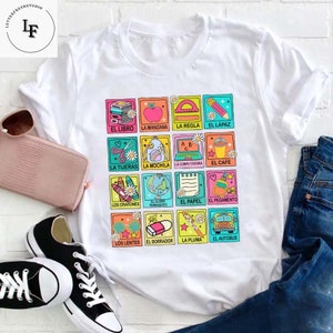 In My Maestra Era Spanish Teacher Vintage T-Shirt, Spanish Teacher Shirt, Spanish Teacher Gift, Maestra Shirt, Spanish Shirt, Teacher Shirt