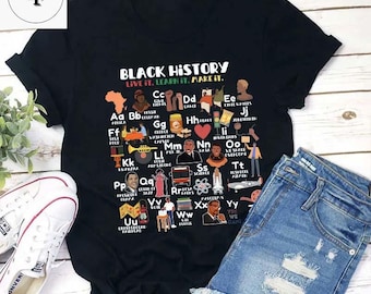 Black History Live It Learn It Teacher Vintage T-Shirt, Gift For Teacher, Black History Month Shirt, Black History Shirt, Black Pride Shirt