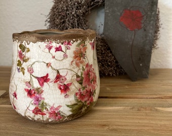 ceramic pot pot planter vintage