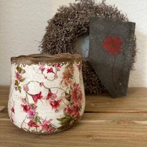 Doniczka ceramiczna, doniczka, vintage