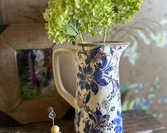 Jug ceramic jug decoration vintage antique finish jug