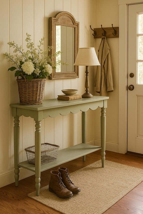 Table Console Table Side Table Wooden Table Swedish Style