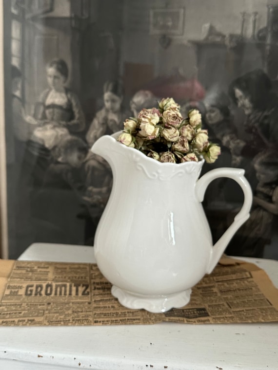 Jug milk jug white porcelain