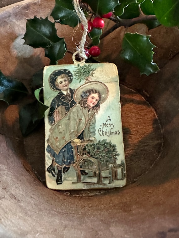 Metal pendant Christmas Christmas decoration pendant vintage decoration