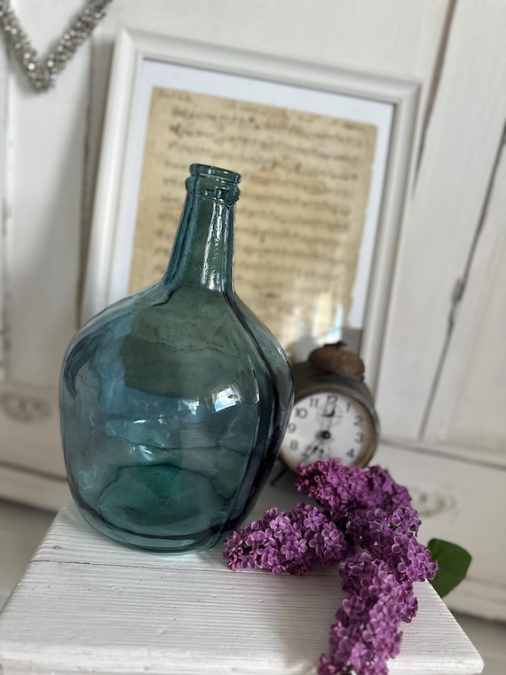 Glass bottle decorative bottle vase recycled fermentation bottle 4L