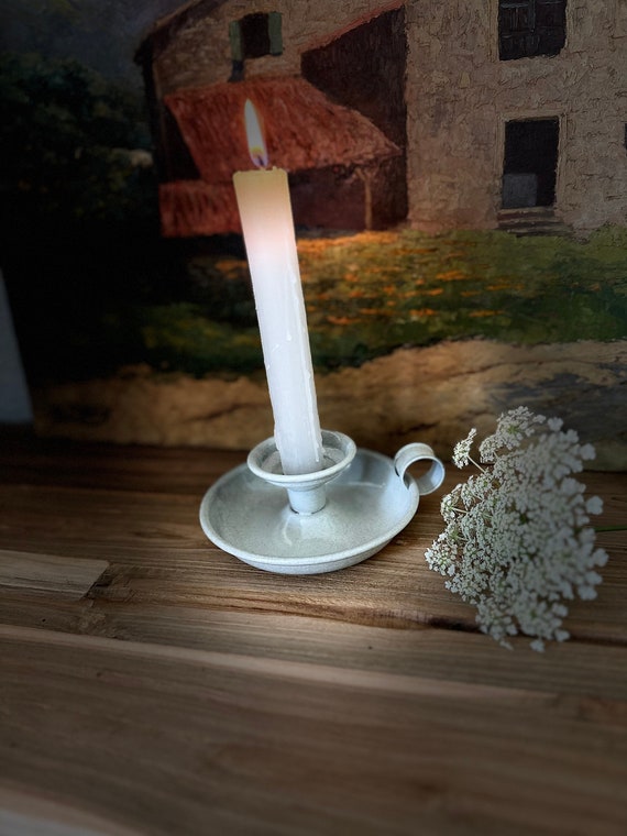 Chamber chandelier candle holder candle chandelier enamel gray
