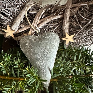 Pendant decorative pendant metal heart antique finish hearts decoration vintage