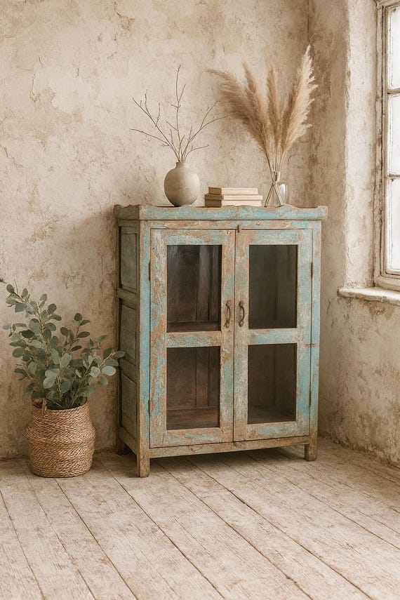 Cabinet display cabinet chest of drawers sideboard display cabinet furniture glass display cabinet shelf cabinet antique finish