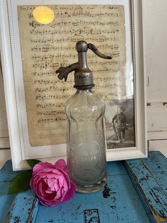Old antique bottles siphon bottle decoration vintage