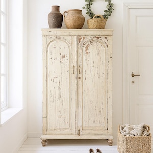 Armoire garde-manger armoire finition antique meubles vintage shabby