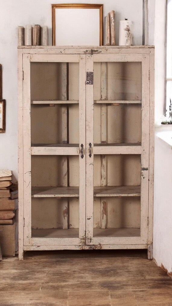 Display cabinet antique finish vintage glass display cabinet furniture chest of drawers cabinet