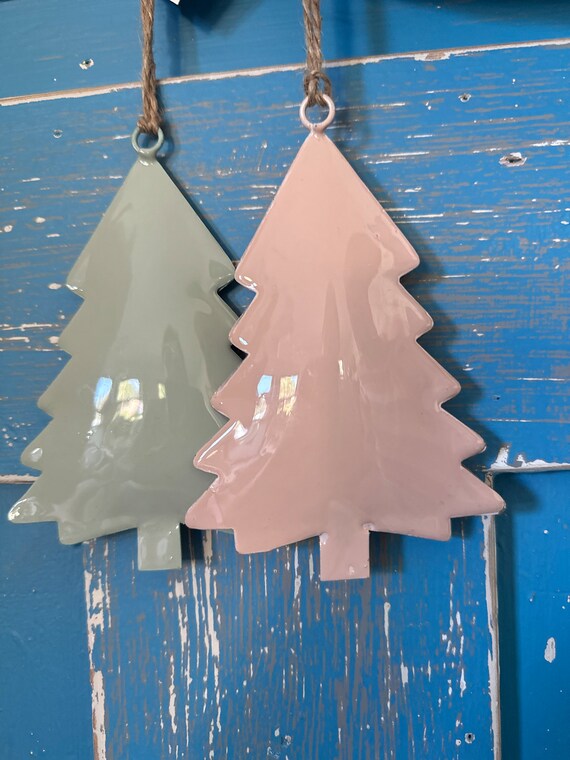 Christmas tree pendant metal pendant Christmas vintage decoration