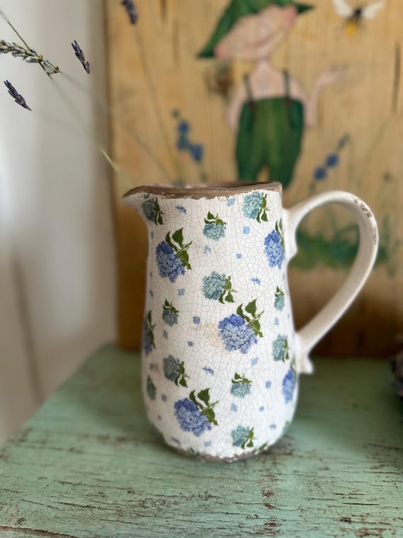 Ceramic Jug Pitcher Ceramic Vintage Vase