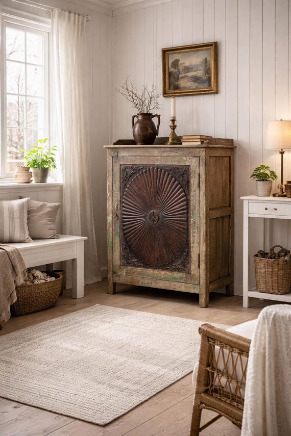 Cabinet, display case, chest of drawers, sideboard, wooden cabinet, furniture, pantry, shelving unit, antique finish