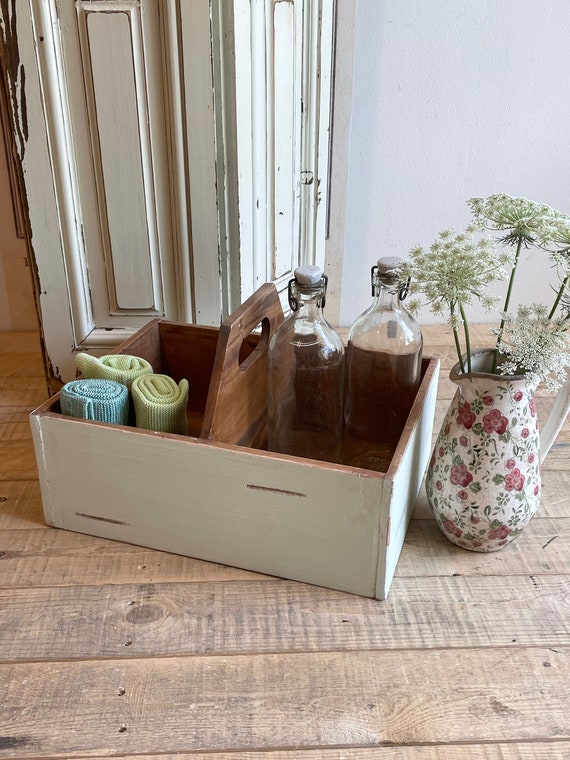 Sorting box wooden box antique finish wooden box