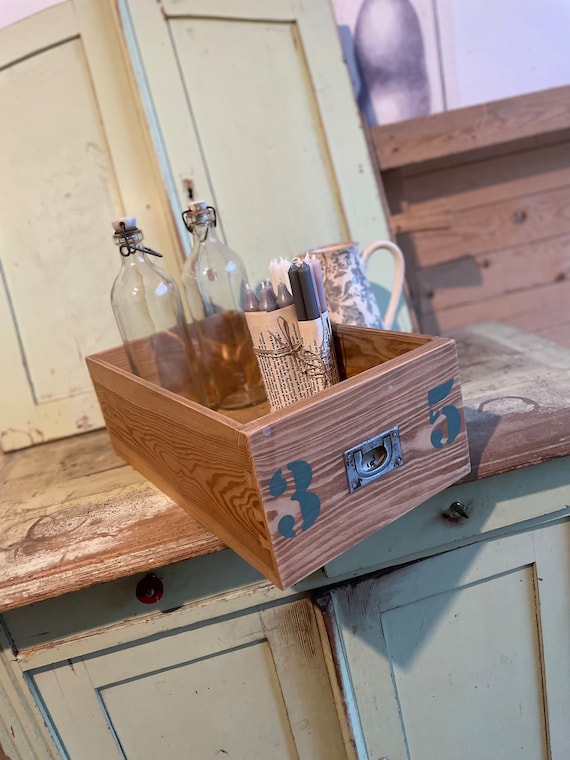 Old antique drawers wooden boxes decoration vintage